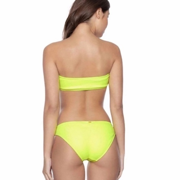 PILYQ Pineapple Reef Bandeau Teeny Bikini - Picture 2 of 4